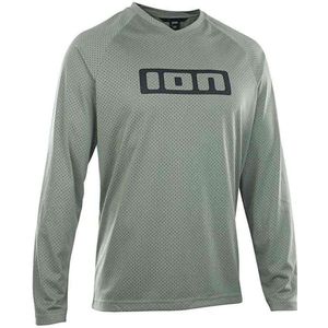 Ion Logo Lange Mouwenshirt Groen XS Man