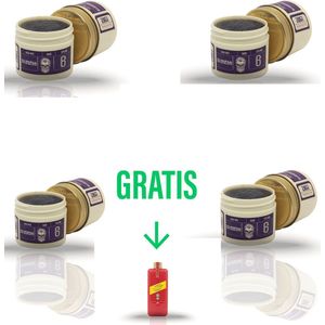 Bandido Haar Wax Nr.6 -4 Stuks 125ml + 1X Argan Shampoo 350ml GRATIS