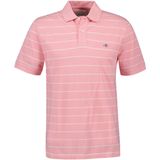 Gant - Gestreepte Korte Mouw Poloshirt