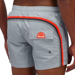 Sundek - Elastic Waist 14 - Zwemshort - Grijs - Rood - Zwart