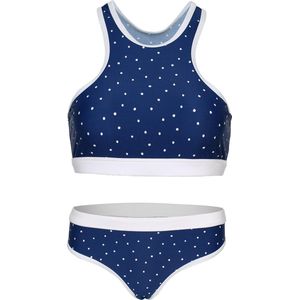 Bikini classic style - Navy stippen 128-134
