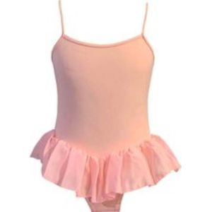Crait - Balletpakje met rokje in voile - Meisjes - Roze - Maat 14 jaar