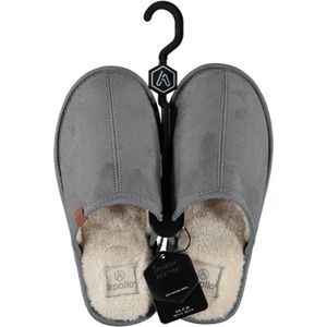 Apollo Unisex Sloffen - Grijs - Maat 37/38 - pantoffels
