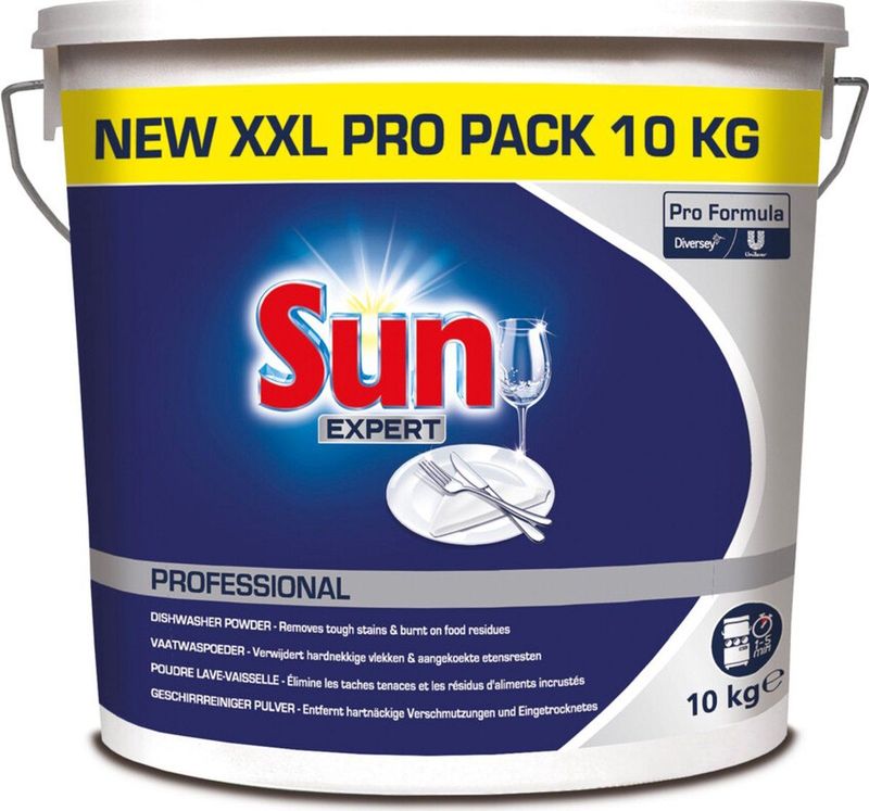 Sun Professional - Vaatwaspoeder - Pro Formula - 10 kg - Korte Wascyclus