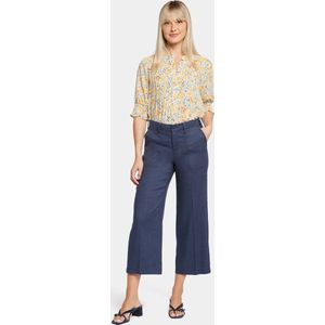 NYDJ Wide Leg Cropped Capri Jeans Donkerblauw | Oxford Navy