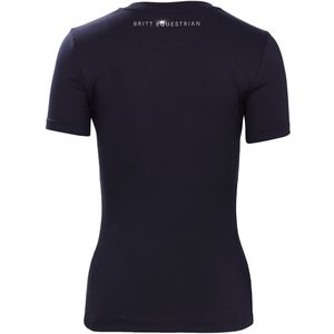 Britt Equestrian Shirt Britt Equestrian Aw25 Donkerblauw - XXS