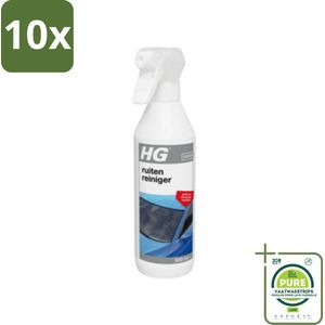 10 x HG Ruitenreiniger 500 ml - Grootverpakking - Ruitenreiniger - Ruiten Schoonmaken - Streeploos - Auto Ruiten - Caravan Ramen
