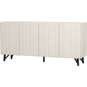 WOOOD Dressoir Miller - Grenen - Dust - 85x181x46