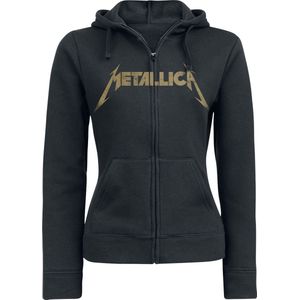 Metallica Hetfield Iron Cross Guitar Vest met capuchon zwart S Katoen -
