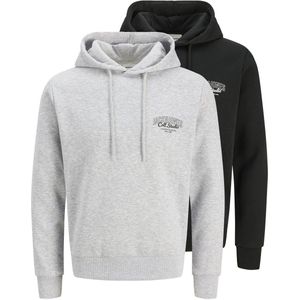 JACK&JONES - JJMAKOTO SWEAT HOOD 2PK MP PLS - Heren - Sweaters