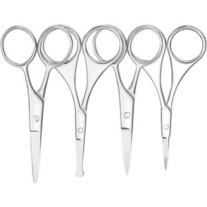 YUBBI Neusschaartjes Set - Haartrimmer Scharen - Neushaar - Wenkbrauw Knipper - Gezichtshaar Trimmer Set - 4 Stuks