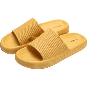 Happy Flops - Slippers - Geel - Dames - Heren - Badslippers - Maat 38/39 - HappyFlops