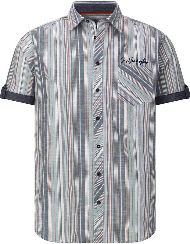 Jan Vanderstorm - NORSTAD - Overhemd - Petrol - Korte Mouwen