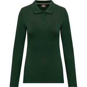 WK. Designed To Work Damespolo lange mouwen WK277 - Forest Green - XXL
