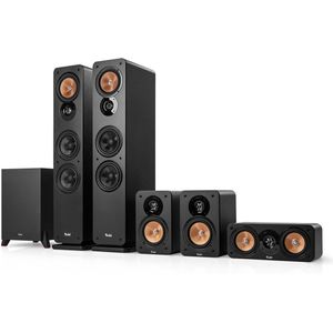 Teufel - ULTIMA 40 - Home Cinema Set - Zwart - Kevlar Middentoner