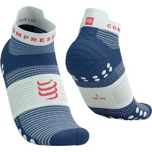 Compressport - Pro Racing Socks V4.0 - Hardloopsokken - Blues/Sugar