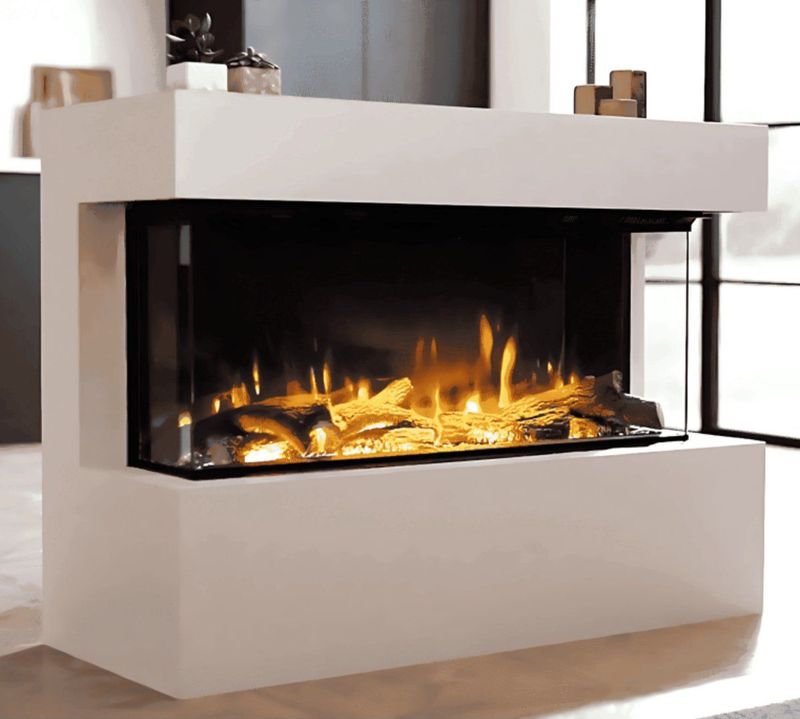 Charlton & Jenrick - I-1000e Deep - Elektrische Haard - 3-zijdig