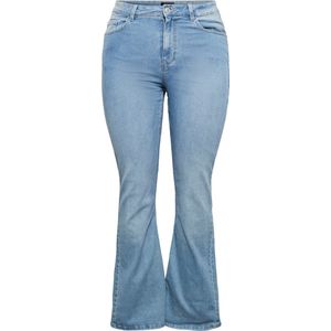 PIECES PCPEGGY FLARED HW JEANS LB NOOS QX BC Dames Jeans - Maat 46