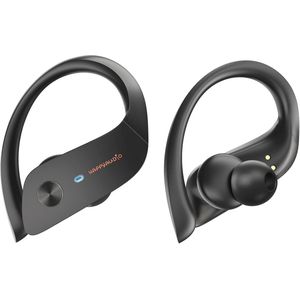 Draadloze Sport Bluetooth Oordopjes met Ruisonderdrukking en Diepe Bas – 7 Uur Speeltijd, IPX6 Waterdicht