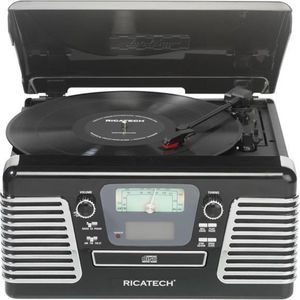 Ricatech Home entertainment - Platenspelers RMC100 - Zwart