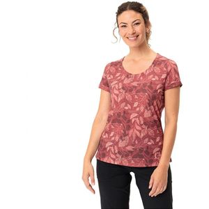 Vaude Skomer All Over Print T-shirt Met Korte Mouwen Rood Vrouw