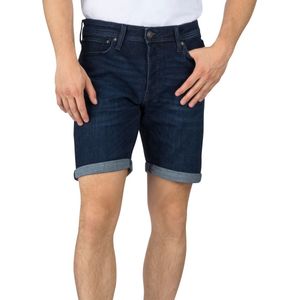 Jack & Jones Heren Short Broeken JJIRICK regular/straight Fit Blauw Volwassenen