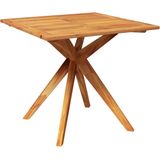 vidaXL - Tuintafel - 85x85x75 - cm - massief - acaciahout
