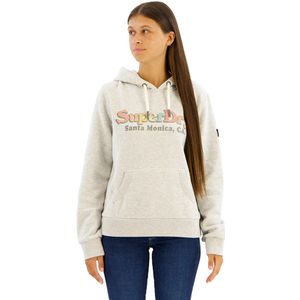 Superdry Rainbow Logo Hoodie Grijs Vrouw
