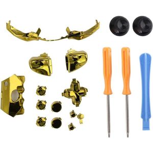 Kleurige Knoppen voor Xbox One Controllers – Game LB RB LT RT Knop Schroevendraaier Kit Vervangingsonderdeel Tool (Goud)