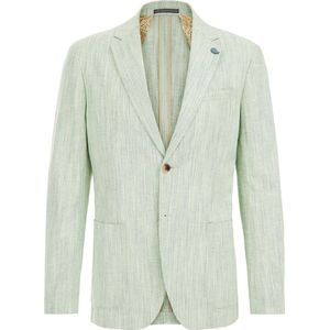 WE Fashion Heren slim fit blazer met dessin