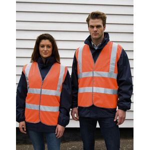 Gilet Unisex XXL/3XL Result Mouwloos Fluorescent Orange 100% Polyester