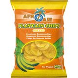 AFROASE - Bananen Chips Gezouten - 80g x 20stuks - Voordeelverpakking