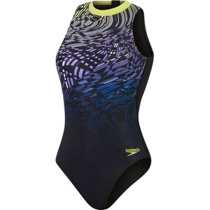 Speedo Endurance+ MAX Sportbadpak Hydrasuit Zwart/Lemon/Paars