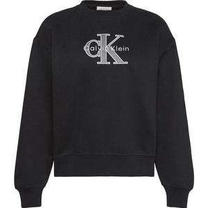 Calvin Klein Jeans Sweatshirt  grijs / zwart / wit