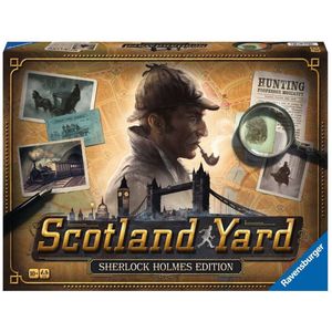 Ravensburger Sherlock Holmes Scotland Yard - Bordspel voor het hele gezin, aanbevolen vanaf 10 jaar, 2-4 spelers