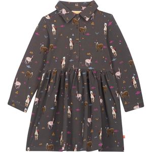 Someone - Jurk - Maat 128 - Meisjes - Khaki -