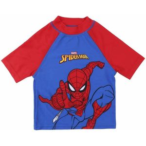 Spiderman - Zwemshirt - Rood en Blauw - Sneldrogende Stof - Origineel Product Ontworpen in Spanje