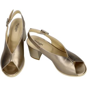 Nero Giardini - Sandalen - Brons - Kalfsleder - Hoge Blokhak