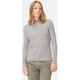 camel active Shirt met lange mouwen en opstaande kraag - Maat womenswear-XXS - Grijs
