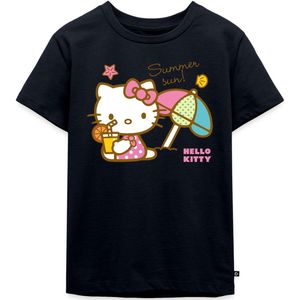 Hello Kitty Op Het Strand Onder Een Zonnescherm Premium T Shirt Kinderen