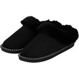 Apollo - Teddy Sloffen - Zwart - Instappers - Teddystof