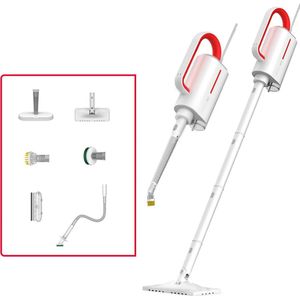 Deerma ZQ610 - Multifunctionele Stoomreiniger - Handstomer - 5 opzetborstels 1600 W - Lichtgewicht keukenreiniger - Badkamer Reiniger - Dweil - Raamreiniger