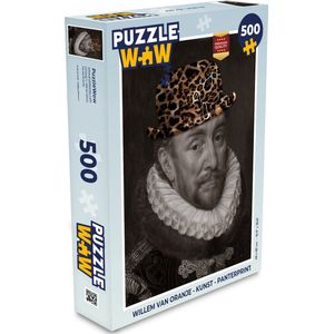 Puzzel Willem van Oranje - Kunst - Panterprint - Legpuzzel - Puzzel 500 stukjes