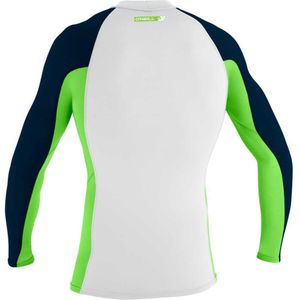 O´neill Wetsuits Premium Skins Rashguard Met Lange Mouwen Groen,Wit L