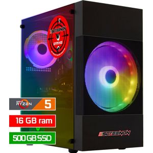 ScreenON - Game Computer / Gaming PC - Ryzen 5 8500G - 500 M.2 SSD - 16GB RAM - AMD Radeon 740M - Windows 11