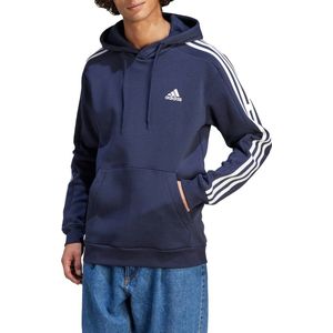 adidas Sportswear Essentials Fleece 3-Stripes Hoodie - Heren - Blauw- S