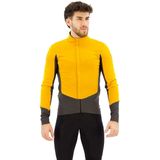 castelli perfetto air long sleeve jas grijs oranje