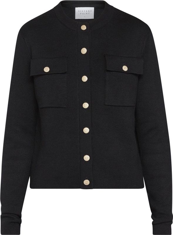 SISTERS POINT Heliba-Ca - Dames Vest - Black - Maat XS