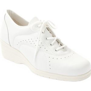 Leren casual derbies met comfortabele wijdte