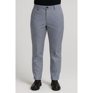 De Berkel Koksbroek – Blauw/Wit Ruit – Maat 48